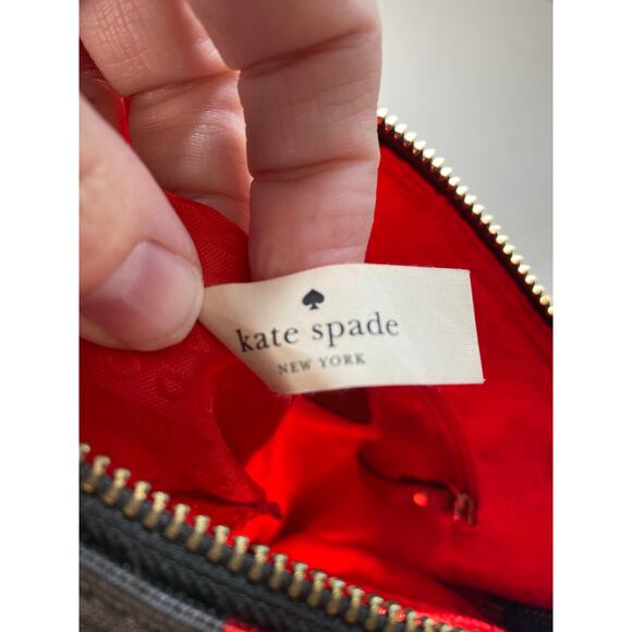 KATE SPADE New York Classic Spade Chocolate Victoria Crossbody Purse Adjustable - Picture 8 of 9